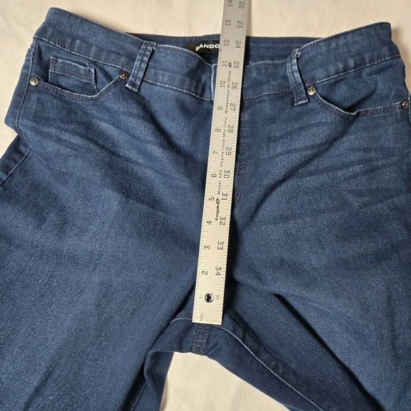 BANDOLINO AMY Jeans Stretch Denim Straight Leg Jeans Size 12 EUC - Picture 4 of 7
